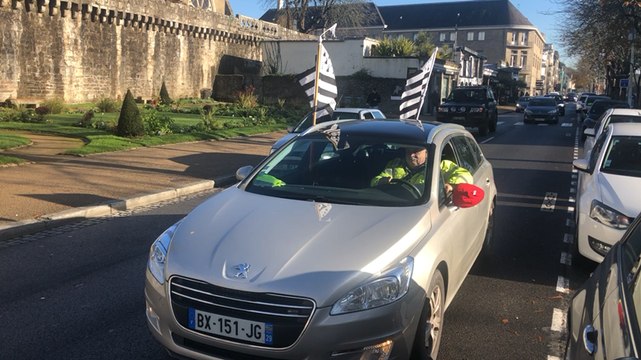Gilets jaunes à Quimper