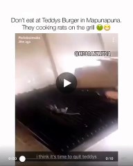 ABD'deki fast food restoranında skandal: Izgarada fare pişirdiler!