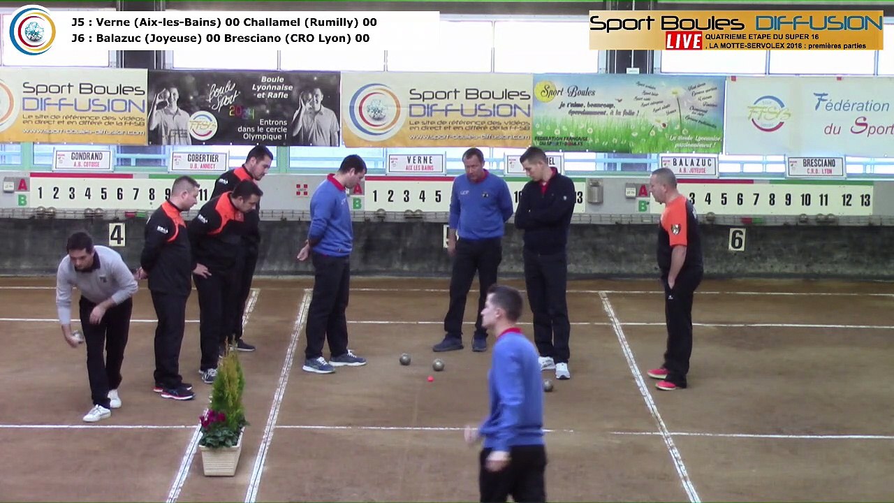 Premières parties de poules , quatrième étape du Super 16 masulin, saison 2018-2019, La Motte-Servolex 2018