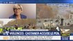 Marine Le Pen considère que Christophe Castaner "souhaite lui faire porter la responsabilité de quelques casseurs"