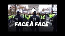 Les images des heurts entre gilets jaunes et police sur les Champs-Elysées