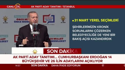 Erdoğan: AK Parti'nin her seçimde oy hedefi yüzde 100'dür