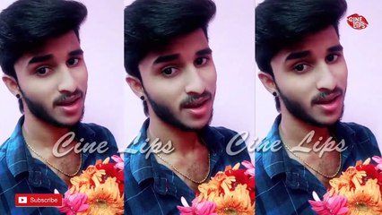 Smart Boy Abishek Cute Dubsmash Colletion In Cine Lips