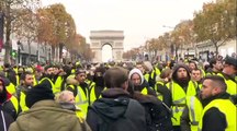 Nuevas protestas masivas en París de los 'chalecos amarillos'