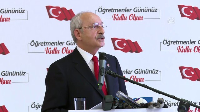 Kılıçdaroğlu: '24 Kasım'da Öğretmenlere birer maaş ikramiye verilebilir' - ANKARA