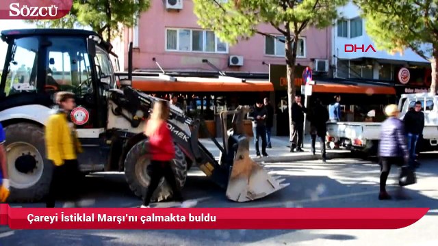 Çareyi İstiklal Marşı’nı çalmakta buldu