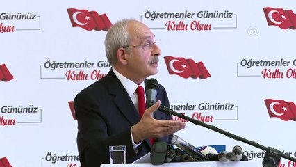 Kılıçdaroğlu: 'Okul aile birliklerine yasal statü vermemiz gerekiyor' - ANKARA