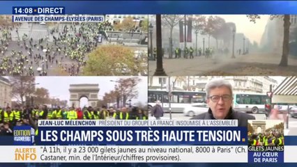 Jean-Luc Mélenchon estime que Christophe Castaner "met en scène les violences"