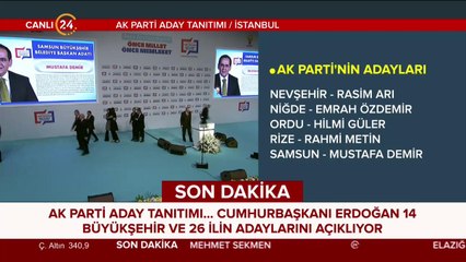 AK Parti Sinop Belediye Başkanı adayı
