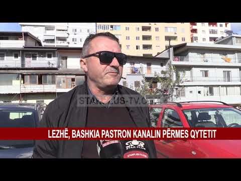LEZHË, BASHKIA PASTRON KANALIN PËRMES QYTETIT
