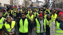 Manifestation de Gilets jaunes à Vannes