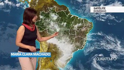 Previsão Brasil – Chuva volumosa em parte do SE, CO e NO