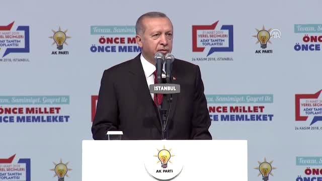 Cumhurbaşkanı Erdoğan - Düzce, Elazığ ve Erzurum Adaylarının Açıklanması