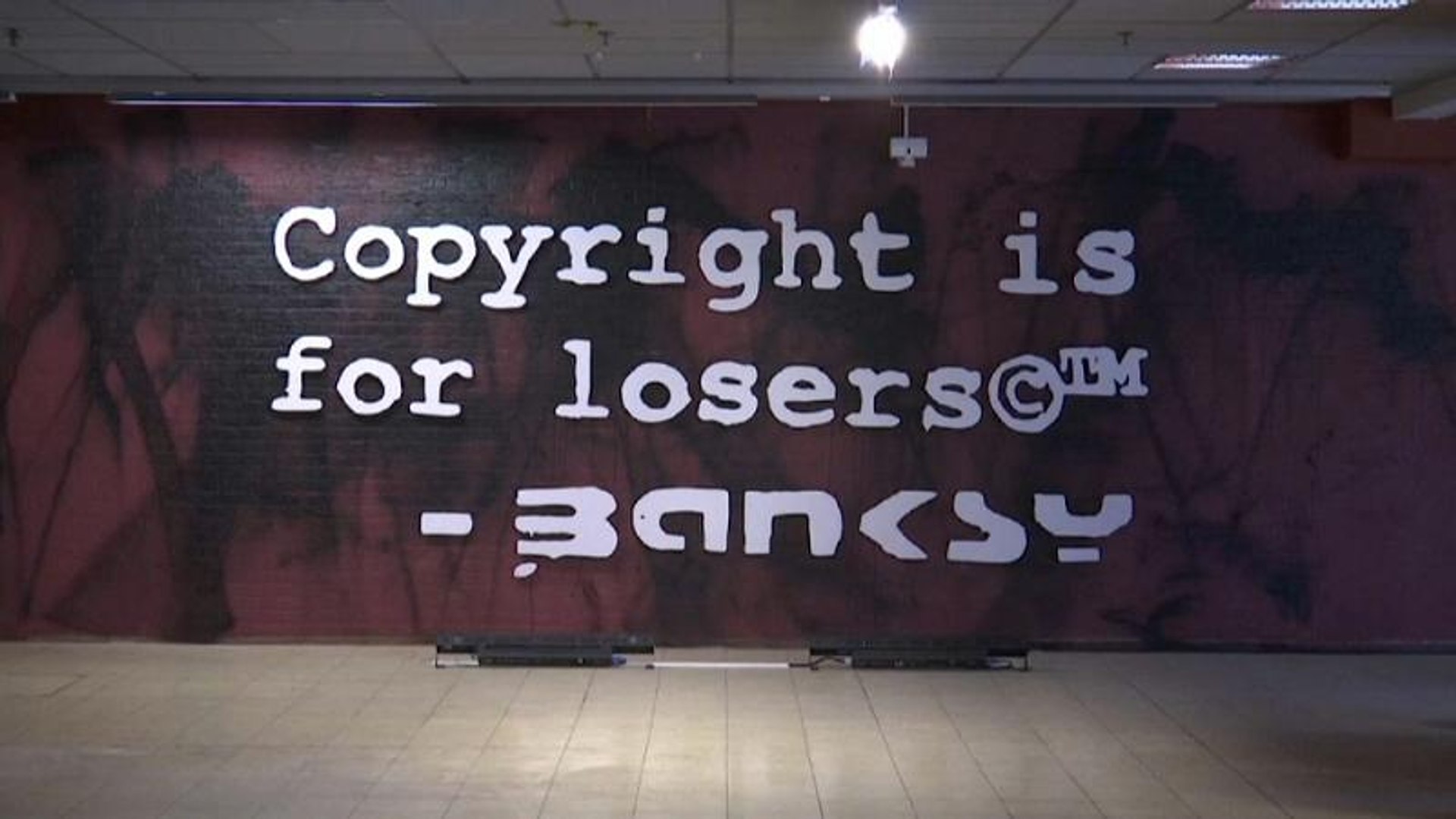 ⁣Скандал вокруг Бэнкси: работы художника арестованы в Брюсселе