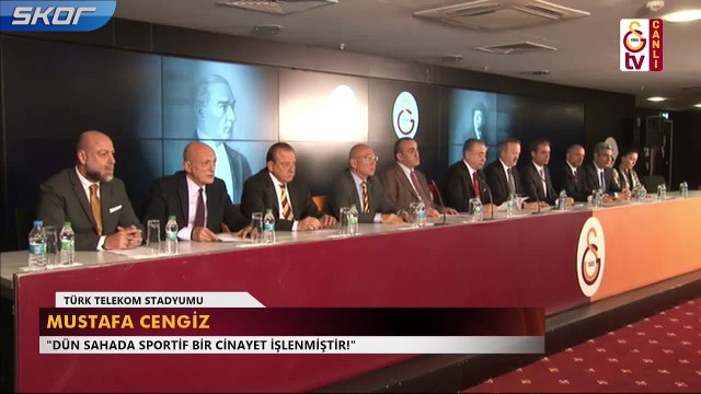 Galatasaray Başkanı Mustafa Cengiz konuştu: ‘Derhal istifa edin’