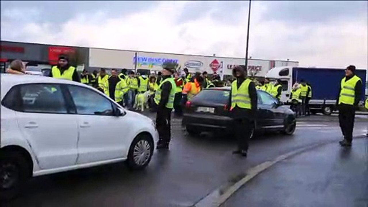 Les gilets jaunes à Lexy