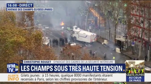 Gilets jaunes: le syndicat des cadres de la sécurité intérieure craint des actions sur d'autres endroits du territoire