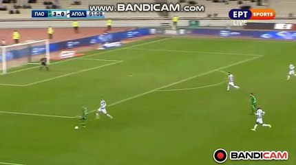 Amazing Goal Insua (4-0) Panathinaikos vs Apollon Smyrni