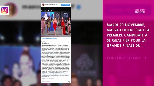 Maëva Coucke en finale de Miss Monde : elle dévoile son costume national