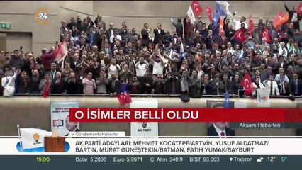 İşte AK Parti'nin adayları