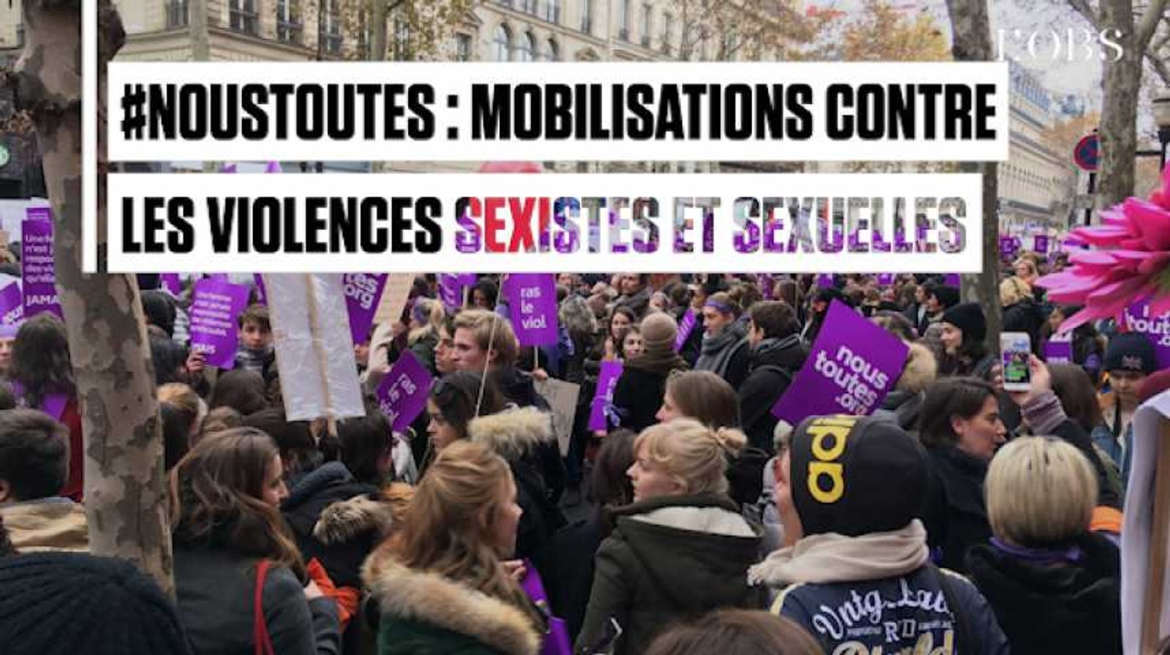 "Ras le viol" : des milliers de personnes marchent contre les violences sexistes et sexuelles