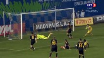 1-0 Uroš Ćosić Own Goal and Willyan off-side - Panetolikos vs AEK - 24.11.2018 [HD]