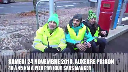 Patrick marche vers l'Élysée sans manger pour porter son message à Emmanuel Macron