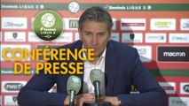 Conférence de presse RC Lens - Grenoble Foot 38 (0-0) : Philippe  MONTANIER (RCL) - Philippe  HINSCHBERGER (GF38) - 2018/2019
