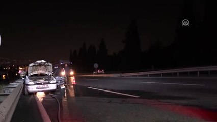 Alev Alan Otomobildeki Sürücü Yaşamını Yitirdi