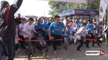 Report Tv - Aktiviteti “Vrapo për fëmijët” te Kodrat e Liqenit, mblidhen fonde për fëmijët në nevojë