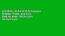 D.O.W.N.L.O.A.D [P.D.F] Diabetes Snacks, Treats, and Easy Eats for Kids: 150 Recipes for the Foods