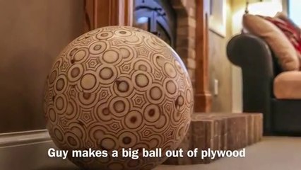 Ce que fait cet artisan avec du contreplaqué est magnifique