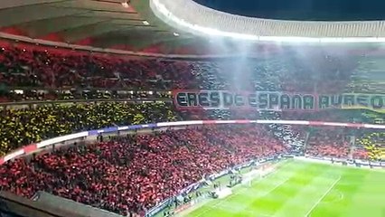 Ambiente previo al Atlético de Madrid - Barcelona