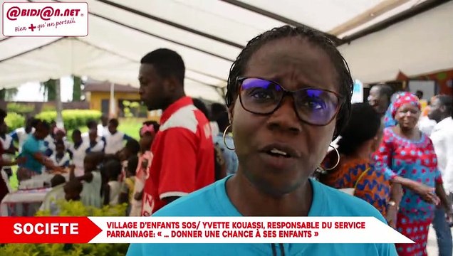 [Video] Village d’enfants SOS: Yvette KOUASSI, responsable du service parrainage- « … donner une chance à ses enfants »