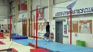 Farthest backflip between horizontal bars - Guinness World Records