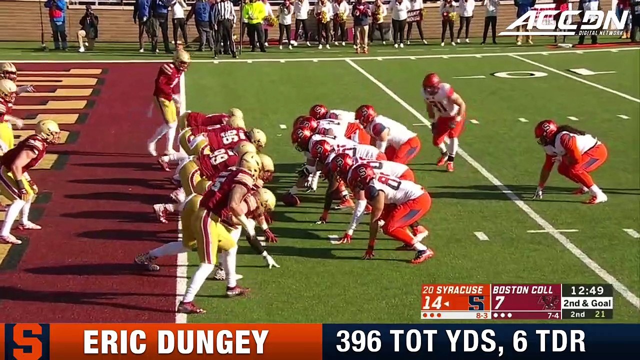 Syracuse QB Eric Dungey's Career Performance vs...