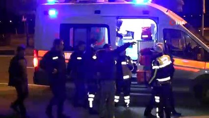 Otomobil takla attıktan sonra su kanalına devrildi: 5 yaralı