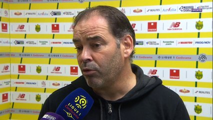 Ligue 1 - Angers / Stéphane Moulin : "Un bon point, un demi-sourire"