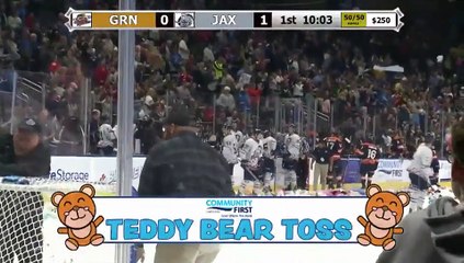ECHL Greenville Swamp Rabbits 0 at Jacksonville Icemen 1