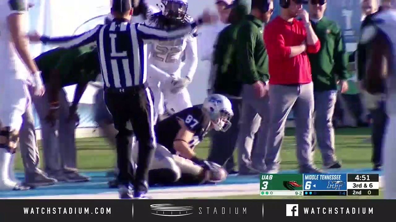 UAB vs. Middle Tennessee Football Highlights (2018)
