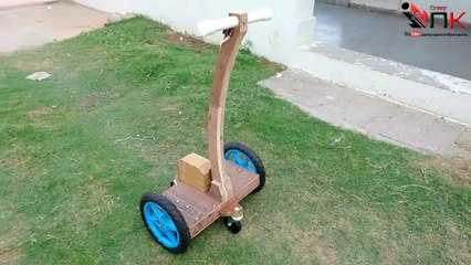 How to Make a Hoverboard with Handle at Home - Segway