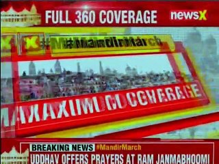 Uddhav Thackeray visits Ram Mandir, to address media shortly