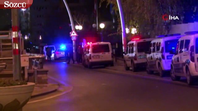 Avusturya Büyükelçiliği önünde silah sesleri