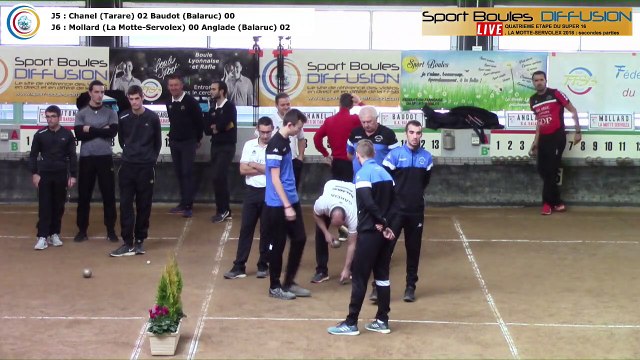 Secondes parties de poules , quatrième étape du Super 16 masulin, saison 2018-2019, La Motte-Servolex 2018