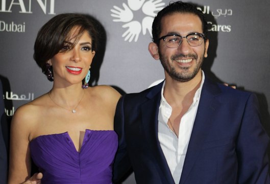شاهدوا لقطات من حفل عيد ميلاد أحمد حلمي ومنى زكي