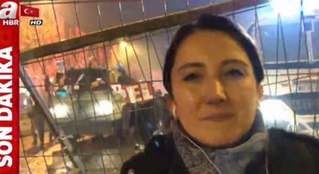 A Haber muhabirine saldırı...