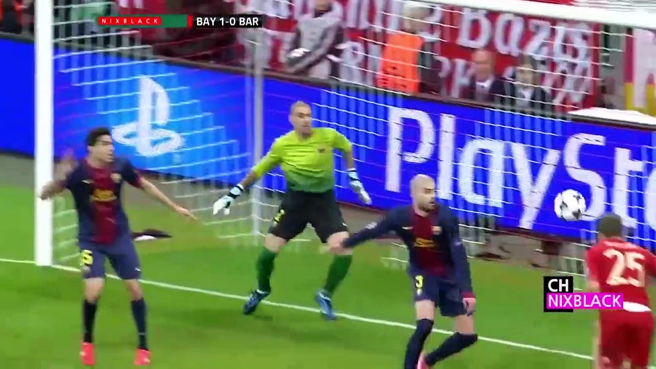 Bayern Munich 4-0 Barcelona 2013 Champions League Semi Finals HD_720P