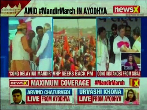 Ram Mandir March: PM Modi accuses Congress of creating hurdle in Ram temple construction