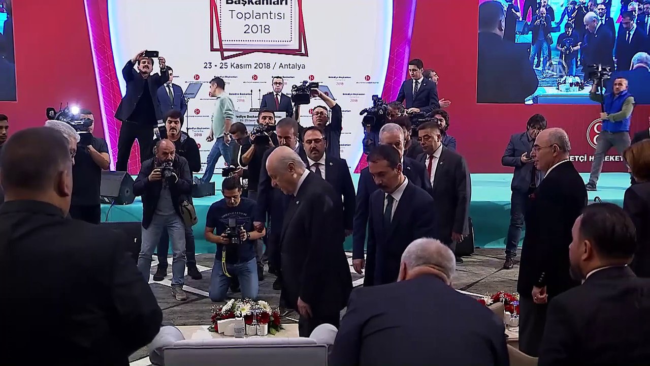 Bahçeli: ' 'Ne mutlu Türk'üm diyene' sözünden beslendik' - ANTALYA