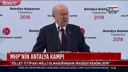 Bahçeli: 3 büyükşehirde aday göstermeyeceğiz